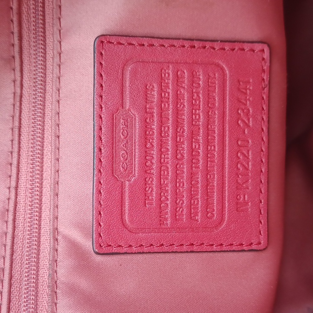 Coach 23441 Poppy Red - Picture 12 of 16